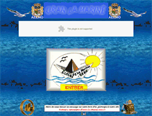 Tablet Screenshot of oran-la-marine.com